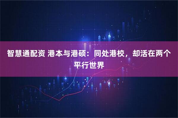 智慧通配资 港本与港硕：同处港校，却活在两个平行世界